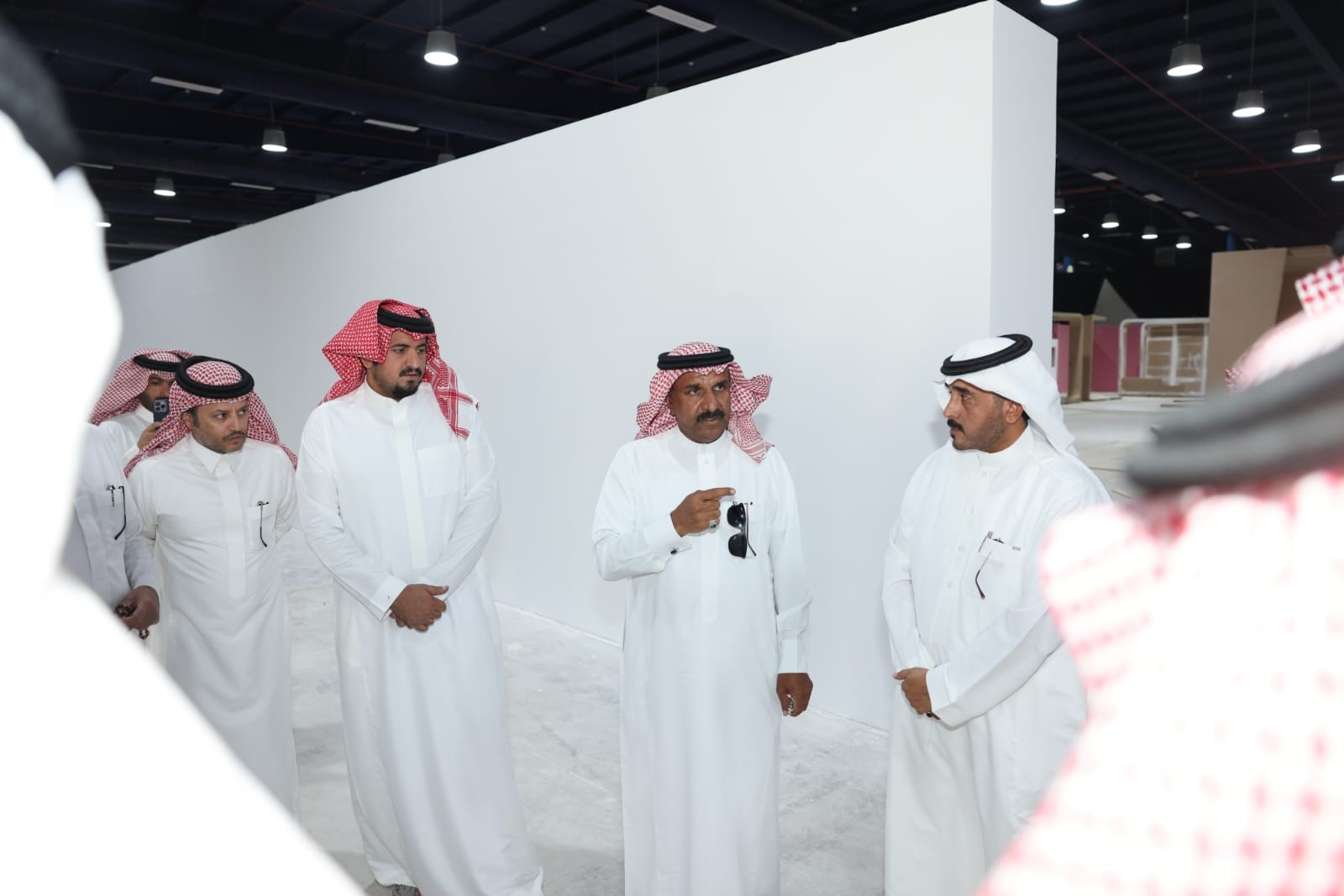 "I received Al-Mukhlis, the representative of Al Masane Al Kobra Company."
